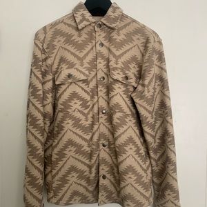 Faherty Southwestern Print CPO Shirt in Size Small (Fits like a Medium) RRL